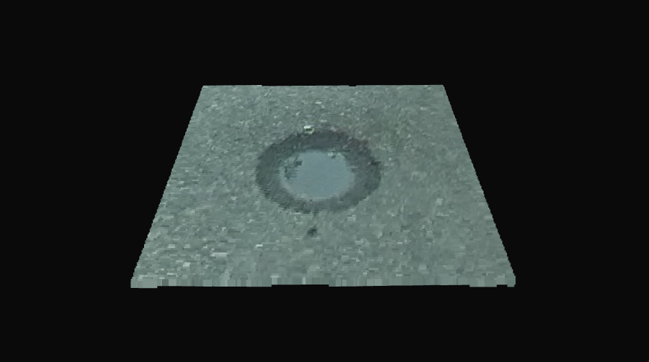 Pothole 3D Surface View