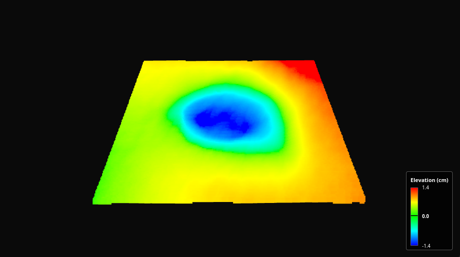 Pothole 3D Depth Map